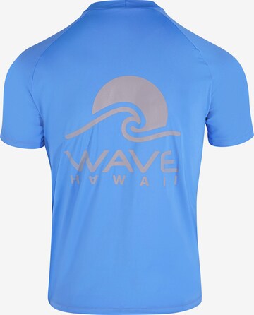 T-shirt fonctionnel ' Rash Guard ' Wave Hawaii en bleu