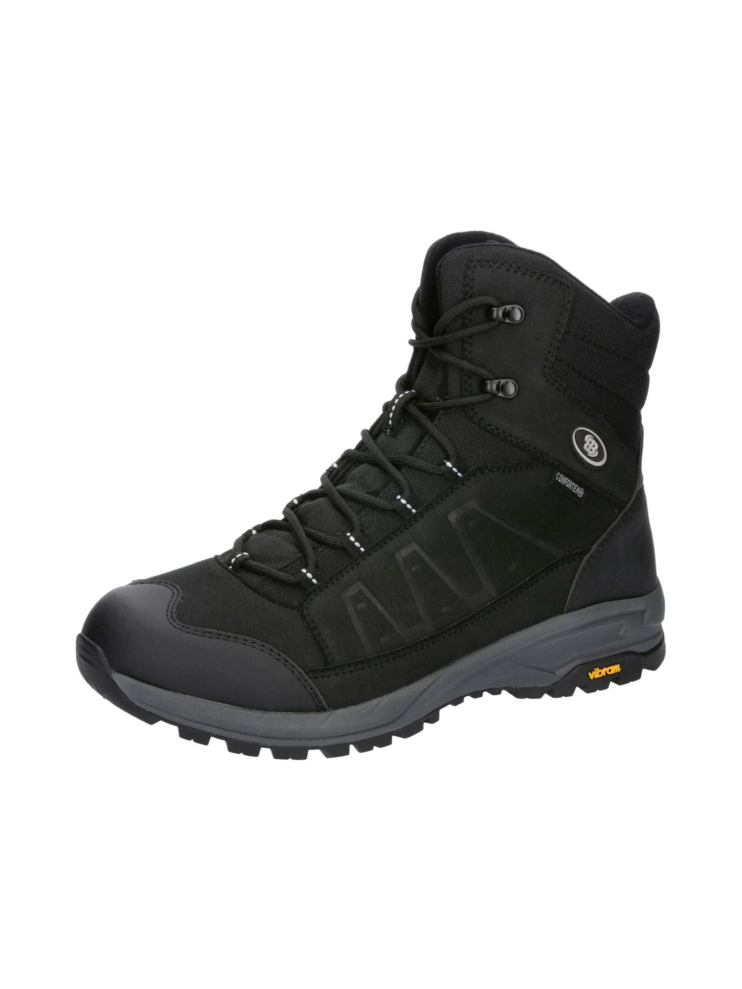 Brütting Lace-up boot 'Kirkenes' in Black: front