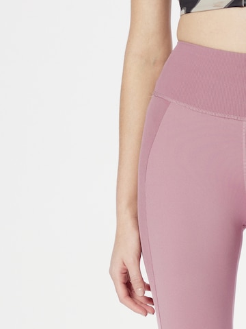 ADIDAS PERFORMANCE Skinny Workout Pants 'Essentials' in Purple