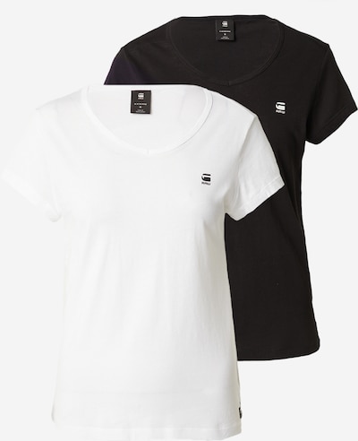 G-Star RAW Skjorte 'Eyben' i svart / hvit, Produktvisning