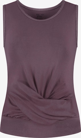 Urban Goddess Yoga & Activewear Sporttop 'Veyra Yoga & Pilates' in Lila: Vorderseite