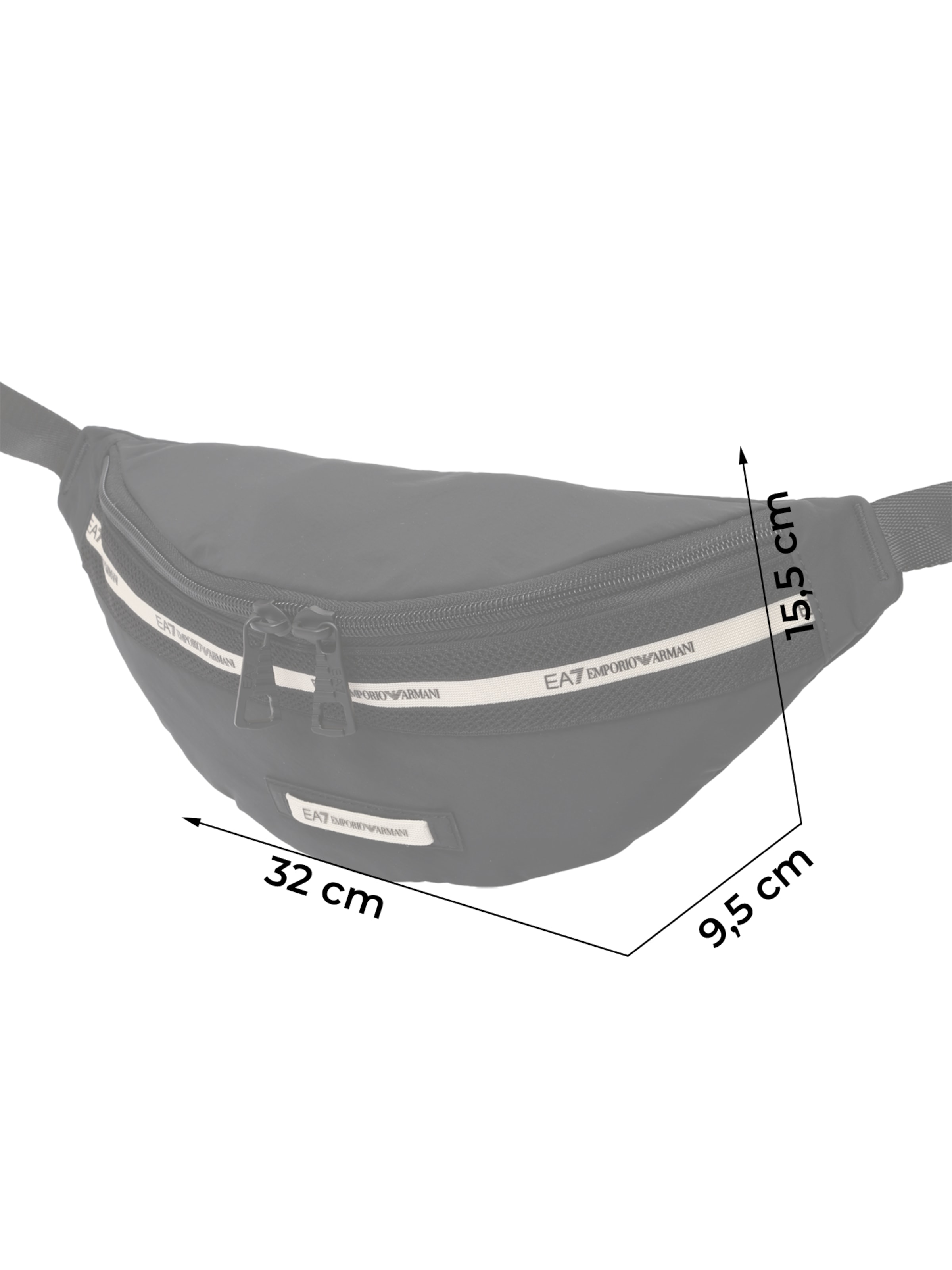 EA7 Emporio Armani - Bolso de hombro en negro