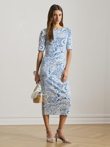 Robe Lauren Ralph Lauren en blanc : devant