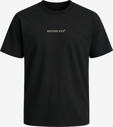 Neverless Shirt 'Palm Vibes' in Schwarz: Vorderseite