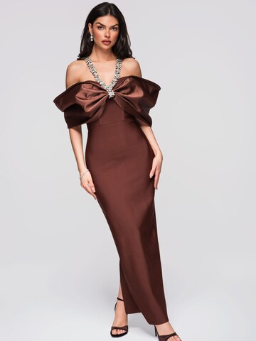 Ombre Abendkleid‌‌‌‌‌‌ in Braun