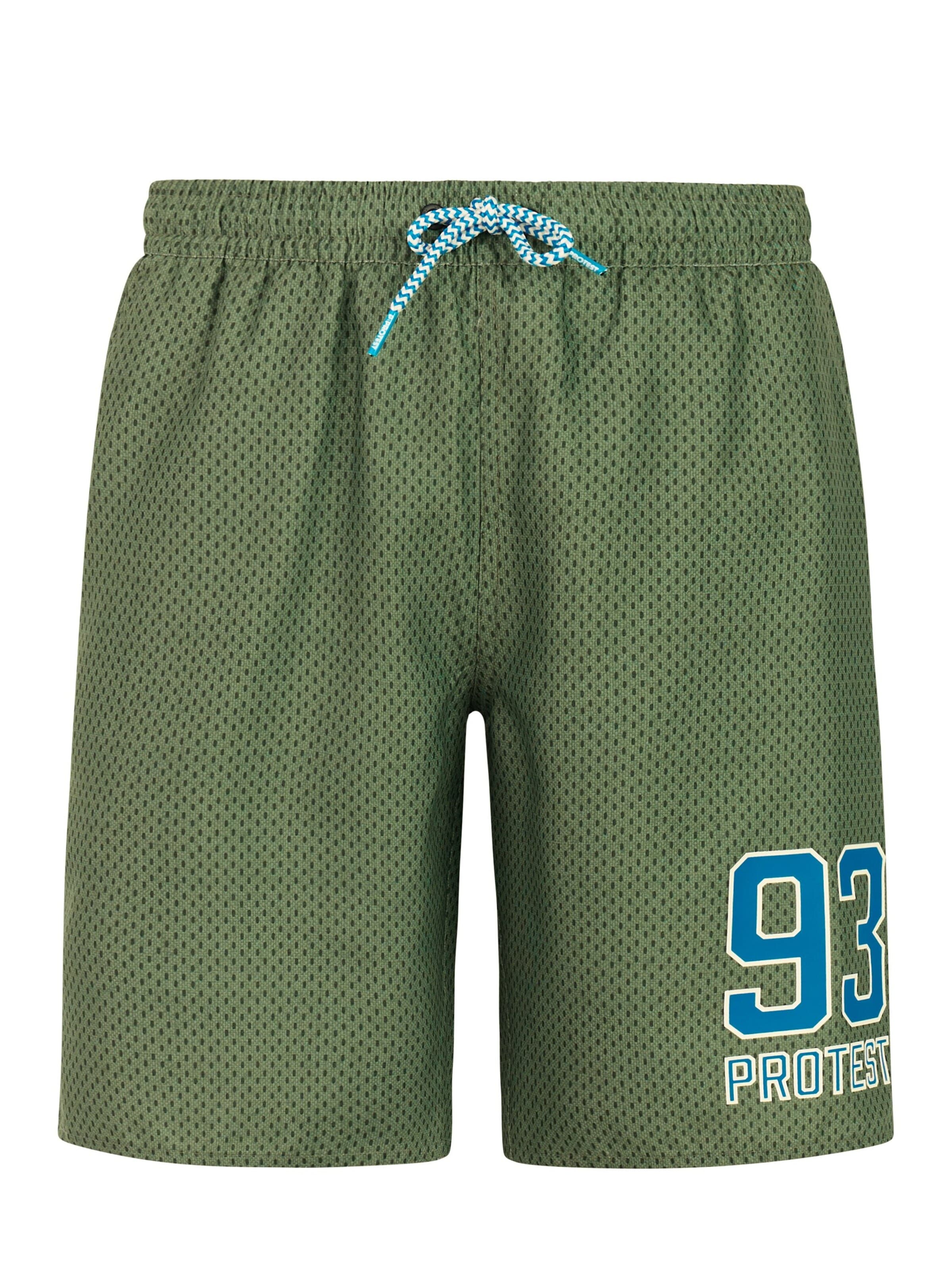 PROTEST Swimming shorts 'PRTDacey JR' in Green: front
