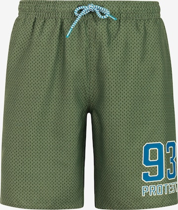PROTEST Swimming shorts 'PRTDacey JR' in Green: front