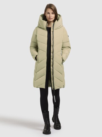 khujo - Sobretudo de inverno 'Darka2' em verde