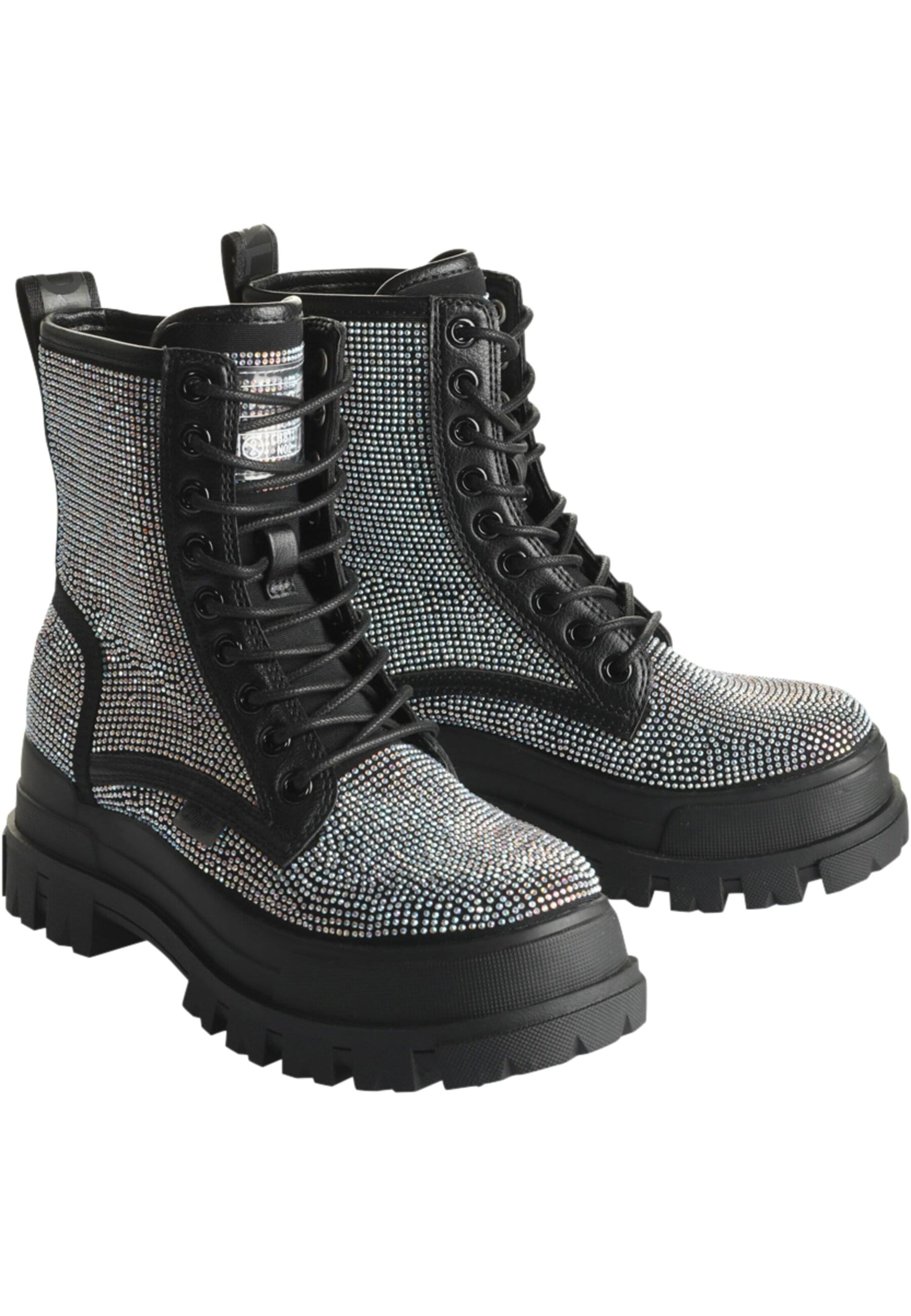 BUFFALO Paeltega poolsaabas 'Aspha', värv must