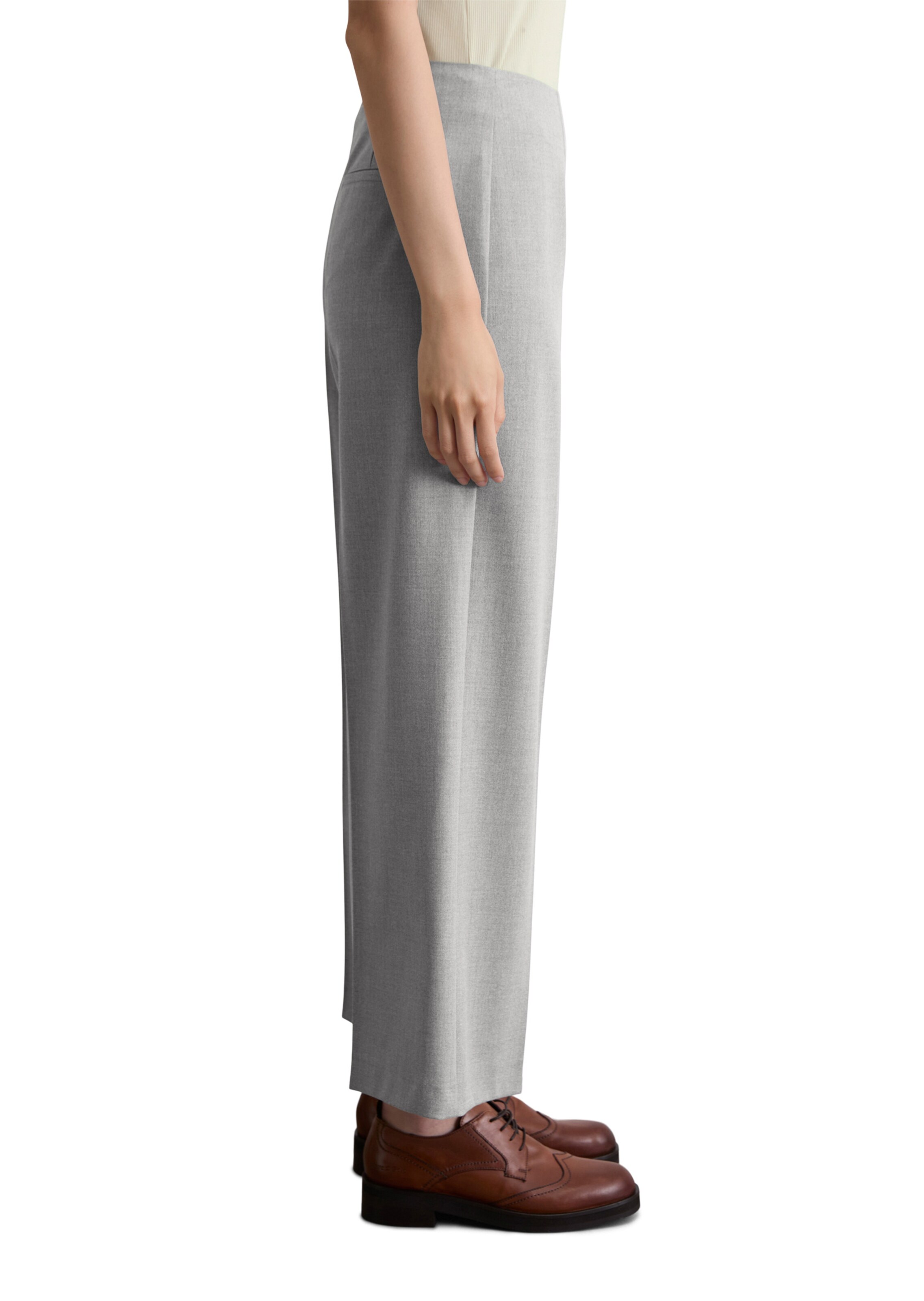 Marc O'Polo Wide leg Pants in Grey
