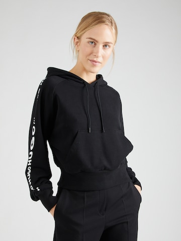 HUGO Red Sweatshirt 'Damatala' in Black: front