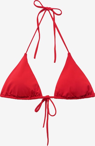 Hauts de bikini Pull&Bear en rouge : devant