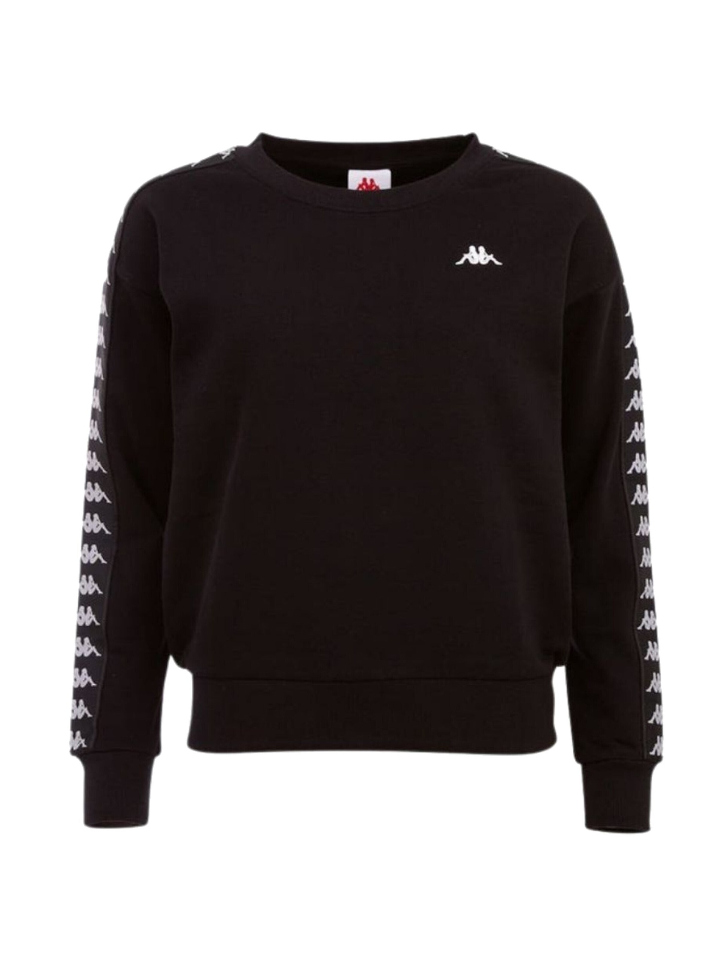 KAPPA Sweatshirt 'Janka'‌‌‌‌ in Schwarz: Vorderseite