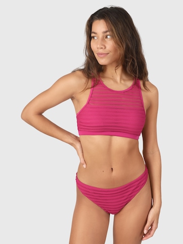 BRUNOTTI Bralette Bikini in Pink: front