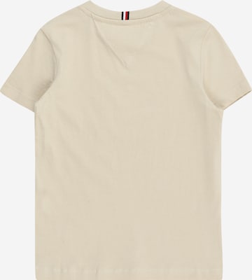 TOMMY HILFIGER T-Shirt 'ESSENTIAL' in Beige