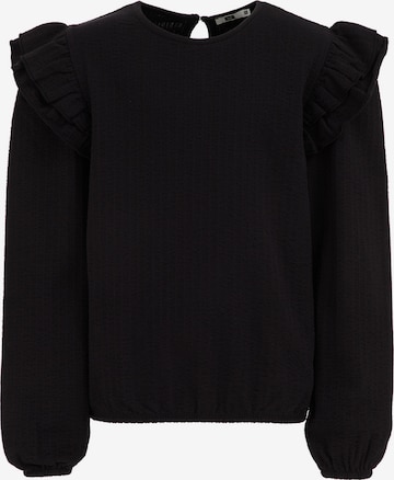 WE Fashion Футболка в Черный: спереди