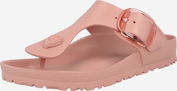 BIRKENSTOCK Varvastossut 'Gizeh' värissä vaaleanpunainen: etupuoli
