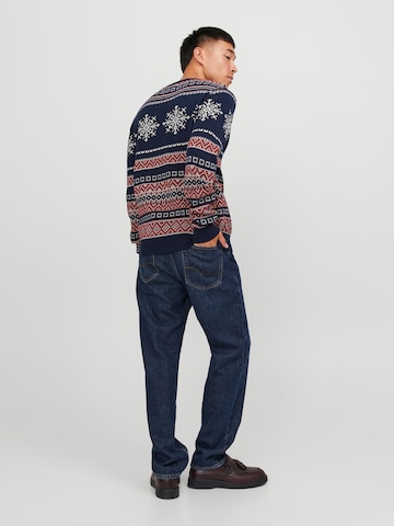 JACK & JONES - Pullover 'SNOWBALL' em azul