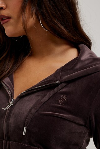 Juicy Couture Petite Кофта на молнии 'ROBERTSON' в Коричневый