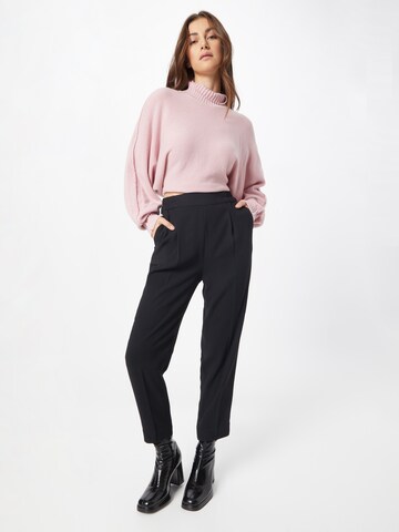 Sisley Tapered Bandplooibroek in Zwart