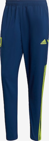 ADIDAS SPORTSWEAR Regular Workout Pants 'Juventus Turin Condivo 22' in Blue: front