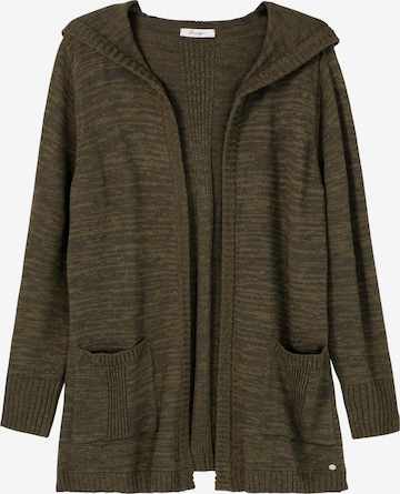 Cardigan SHEEGO en vert : devant