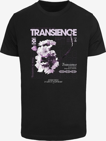 T-Shirt 'Transience' Mister Tee en noir : devant