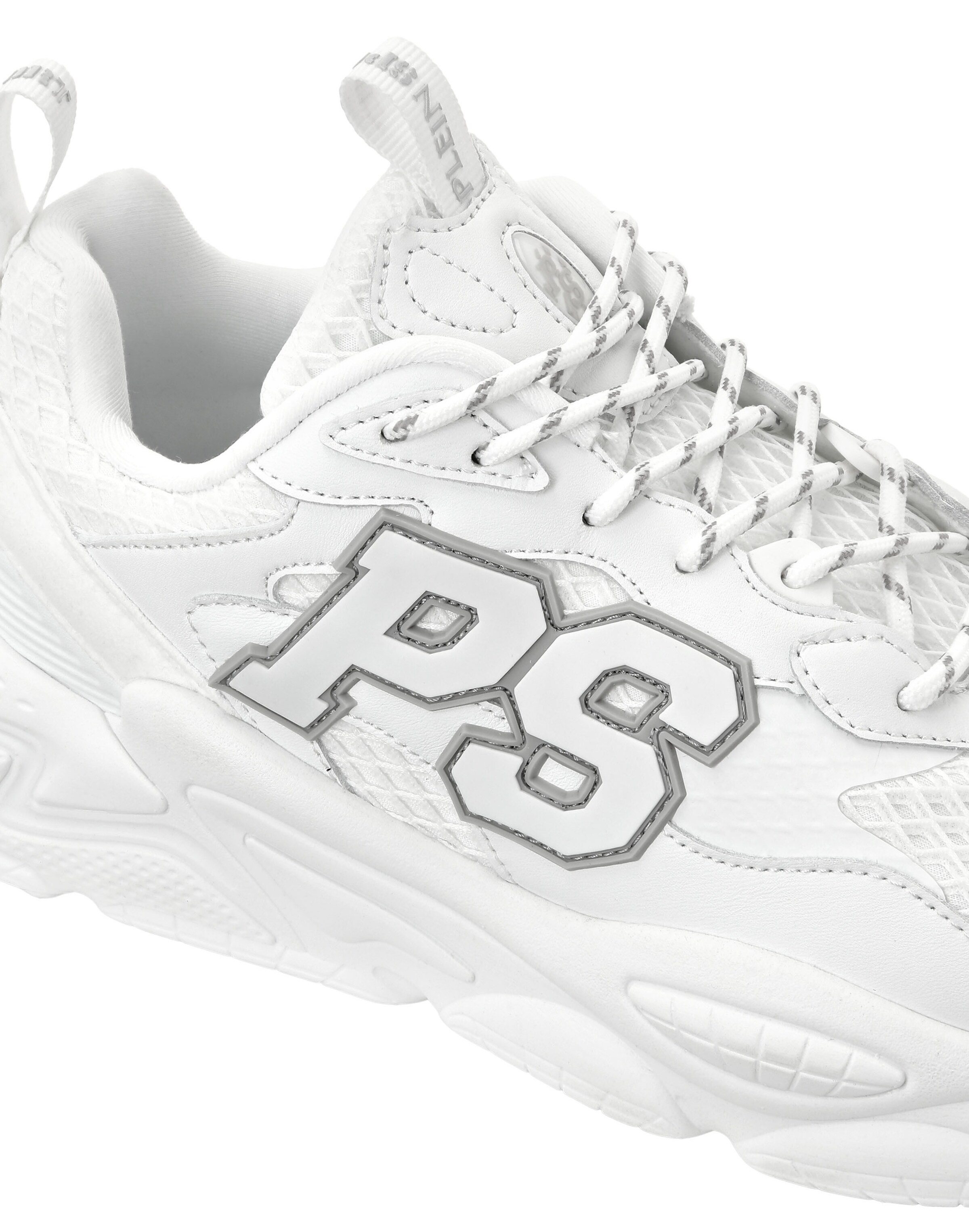 Plein Sport - Zapatillas deportivas bajas 'Tiger' en blanco