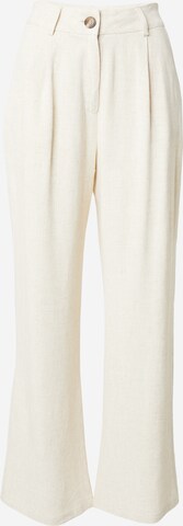 Loosefit Pantalon à pince Dorothy Perkins en beige : devant