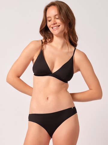 SkinyTrokutasti Bikini gornji dio - crna boja: prednji dio