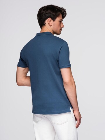 Ombre Shirt in Blau