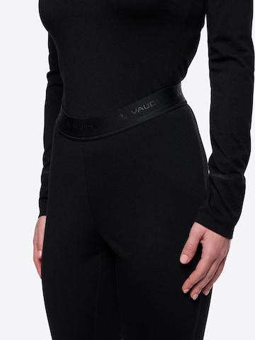 VAUDE Skinny Sportbroek 'Monviso II' in Zwart