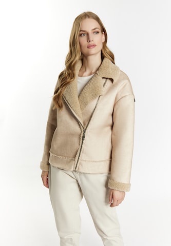 DreiMaster Vintage Between-season jacket in Beige: front