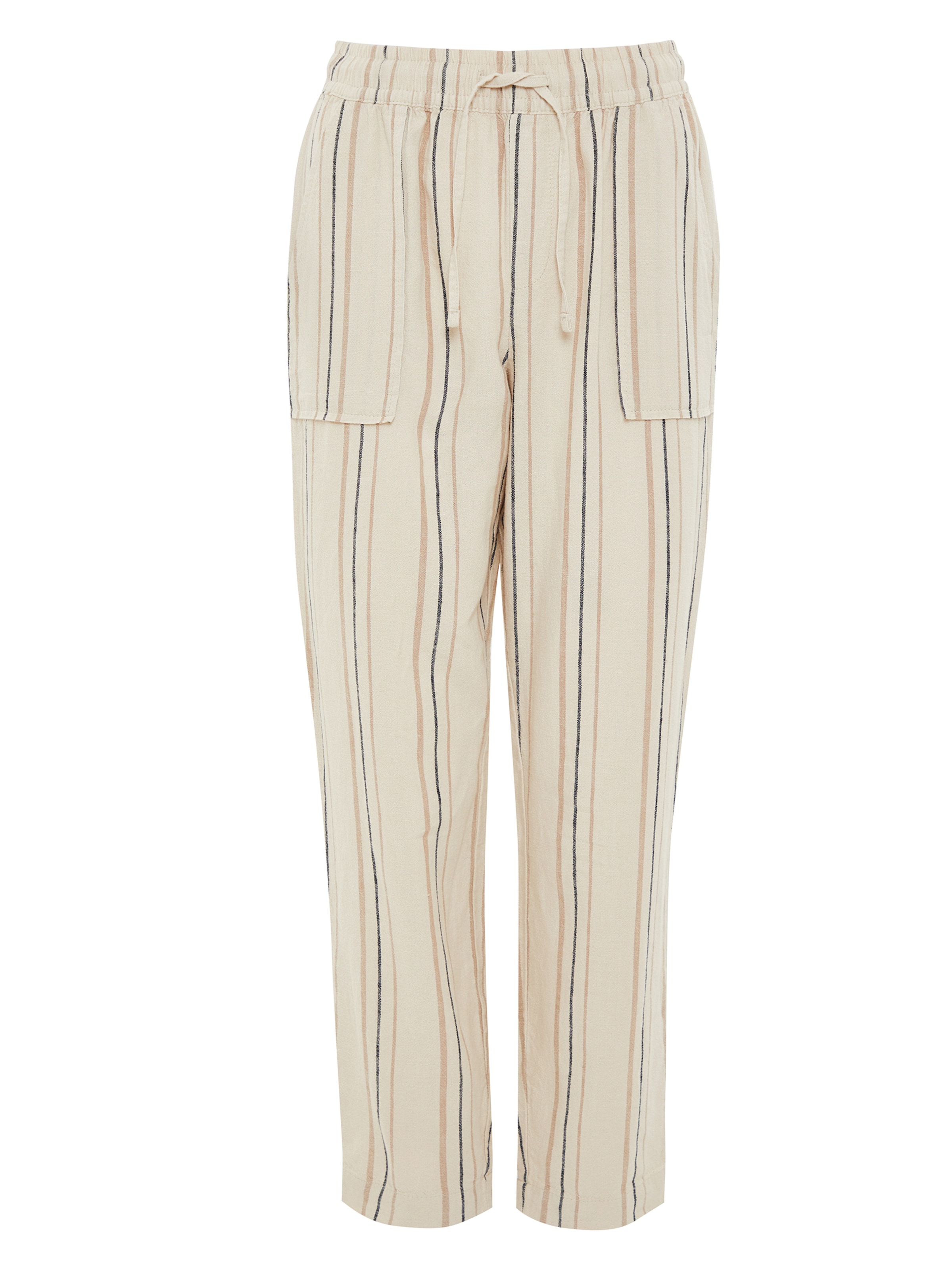 Threadbare Loosefit Hose 'Rosewood' in Beige: Vorderseite
