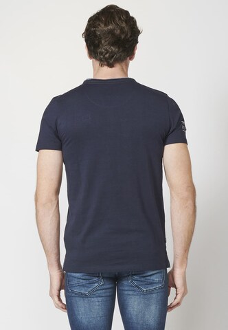 KOROSHI T-Shirt in Blau