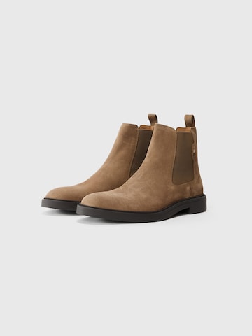 BOSS Chelsea boots 'Calev Cheb' in Beige