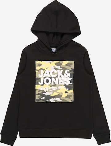 Sweat 'PETE' Jack & Jones Junior en noir : devant