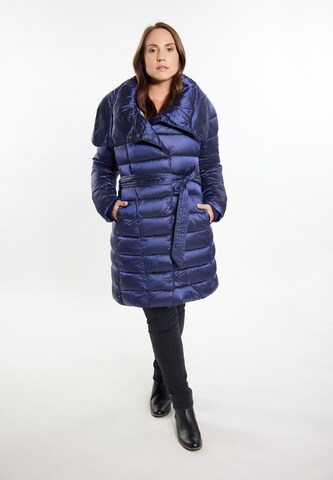 Usha Χειμερινό παλτό σε μπλε: μπροστά