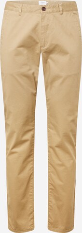 regular Pantaloni chino 'Elm' di FARAH in beige: frontale