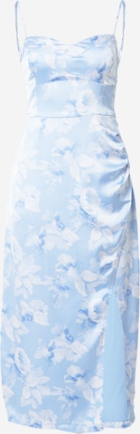 HOLLISTER Kokteilové šaty - Modrá: predná strana