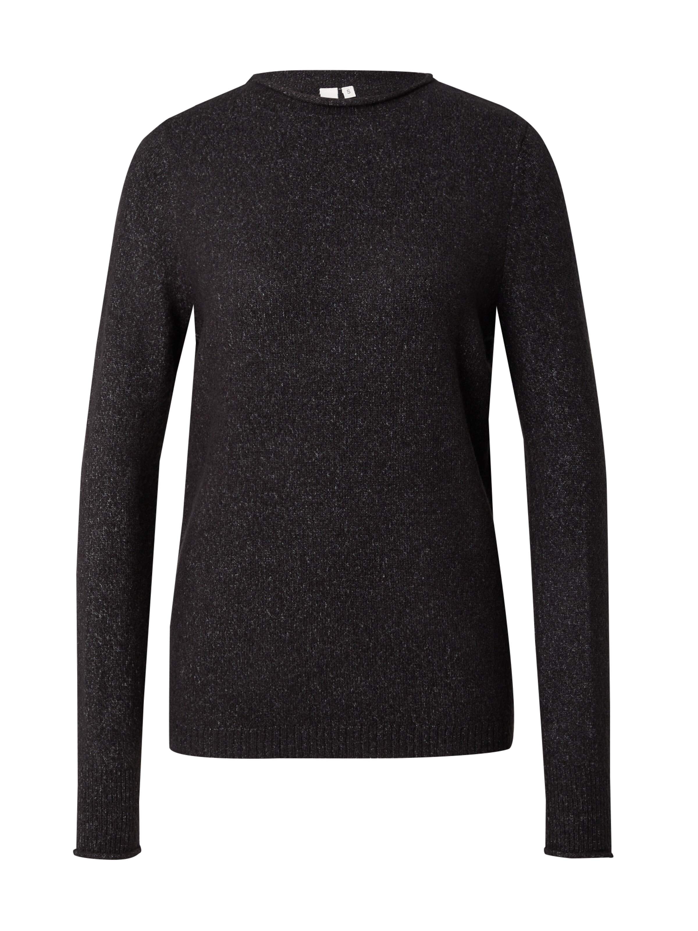 QS Trui in Zwart: voorkant