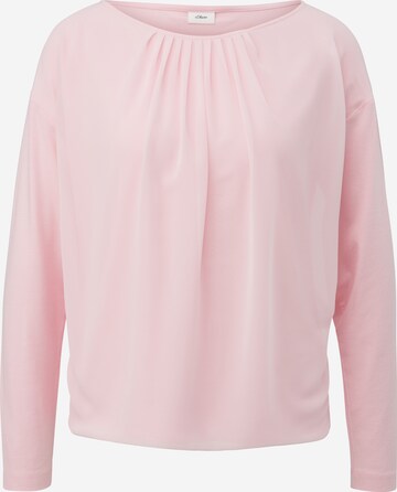 s.Oliver BLACK LABEL Blouse in Roze: voorkant