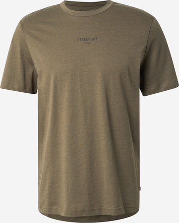 T-Shirt QS en vert : devant