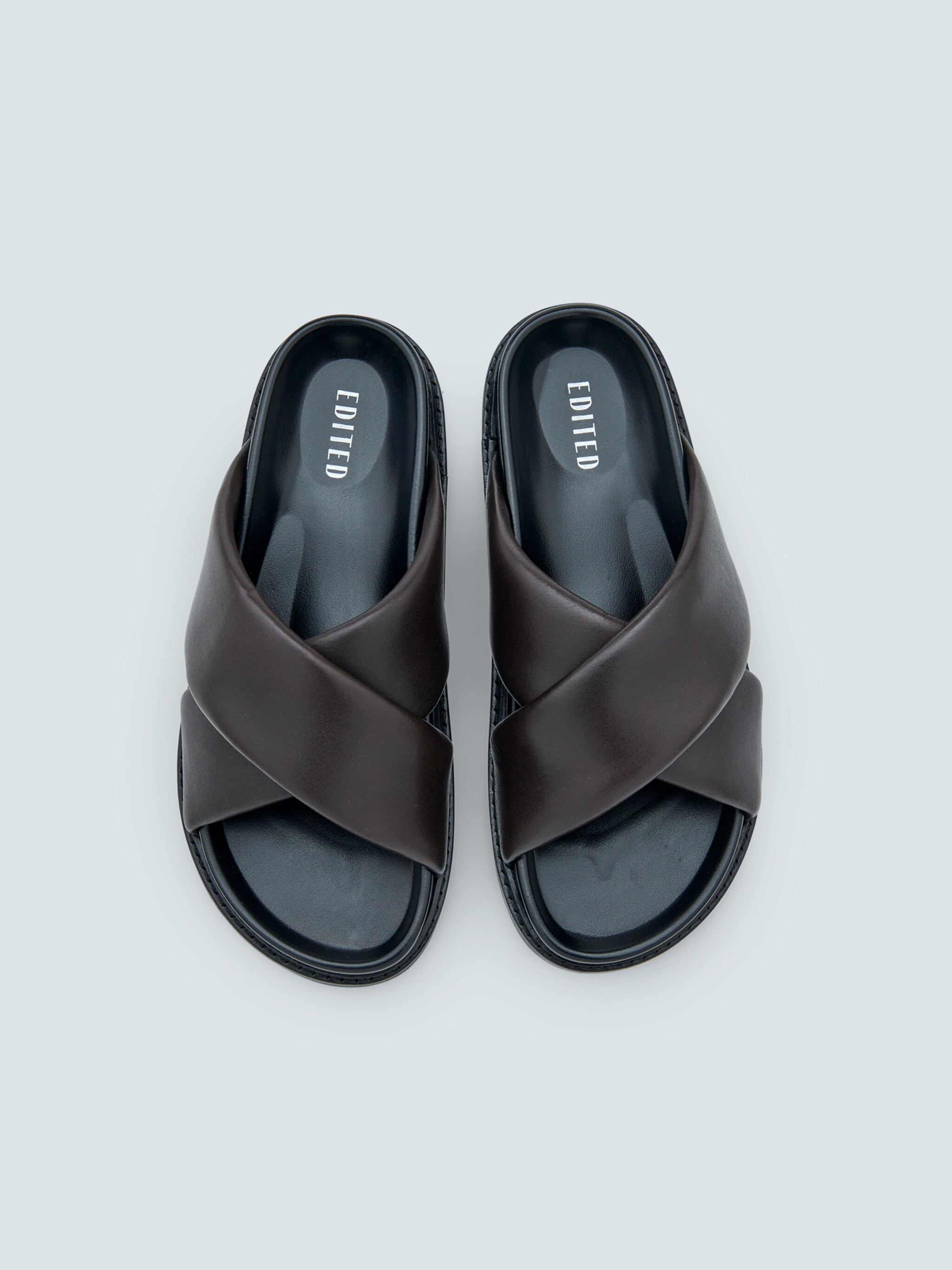 EDITED Produkte Slipper 'Marniq' schoko