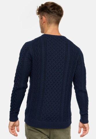 INDICODE JEANS Pullover in Blau