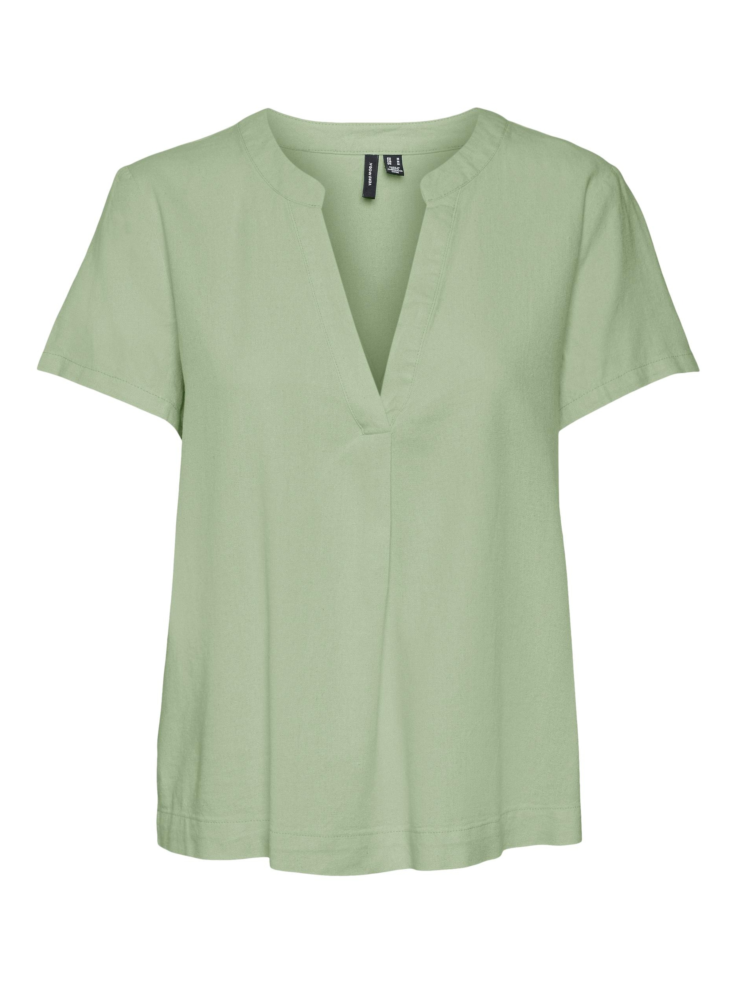 VERO MODA - Blusa 'Mymilo' en verde: frente