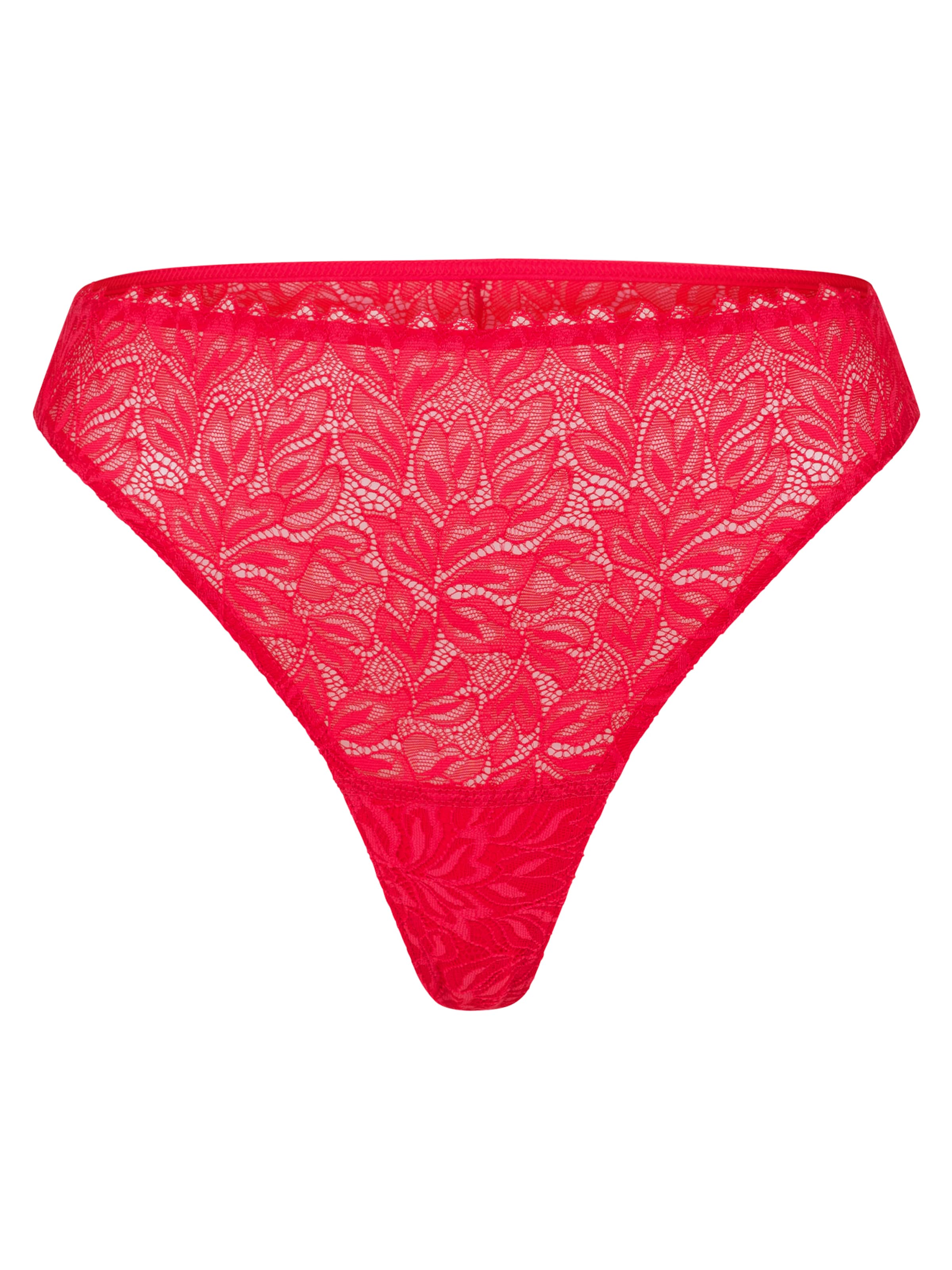 Erlich Textil String 'Dreamy' in Rood: voorkant