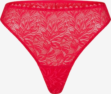 Erlich Textil String 'Dreamy' in Rood: voorkant
