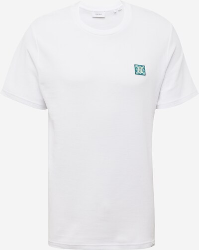 Les Deux T-Shirt 'Piece' en beige / émeraude / vert pastel / blanc, Vue avec produit