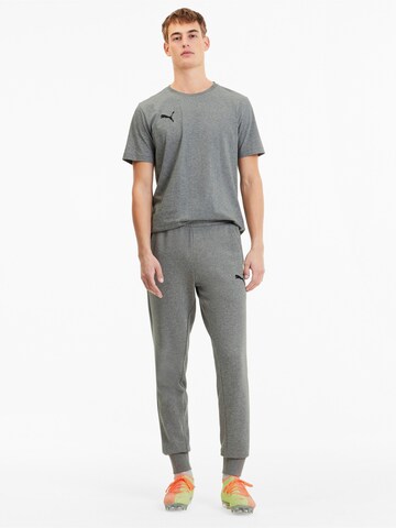 Tapered Pantaloni sportivi 'Teamgoal 23' di PUMA in grigio